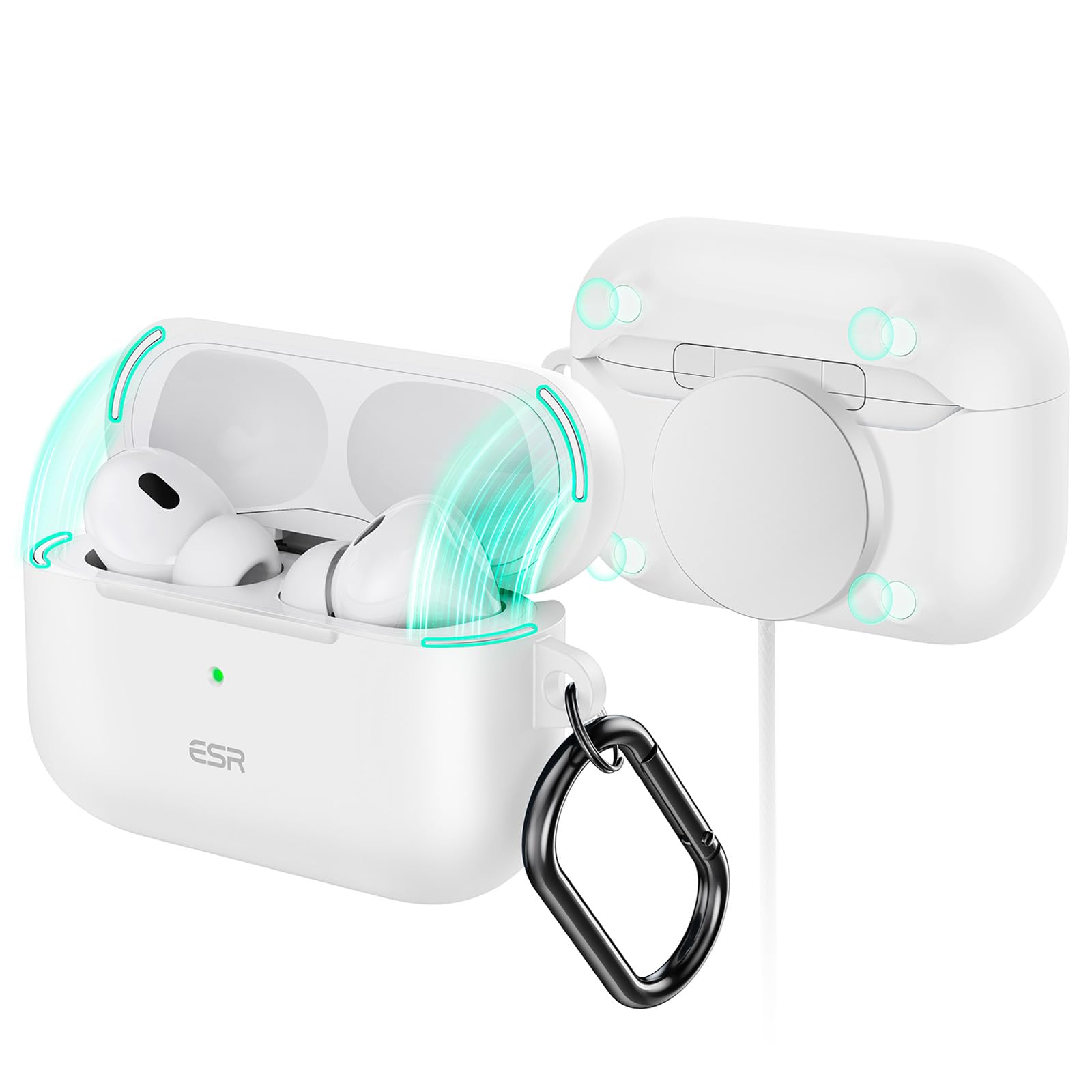 Capa Esr Para Airpods Pro De 2ª Geração Com Magsafe White