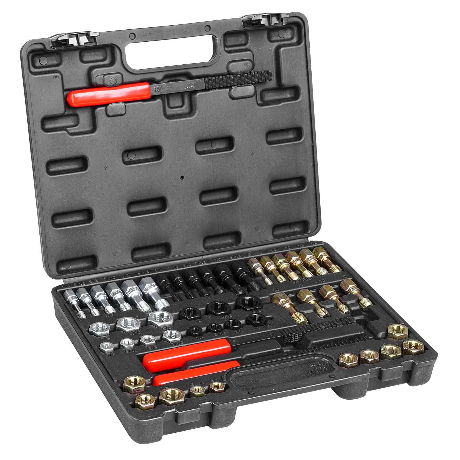 Conjunto Thread Chaser Vevor, 49 Peças Unc Unf E Métrico Com Estojo