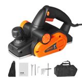 Plaina Manual Elétrica Vevor 82,55 Mm De Largura 16500 Rpm Com Fio