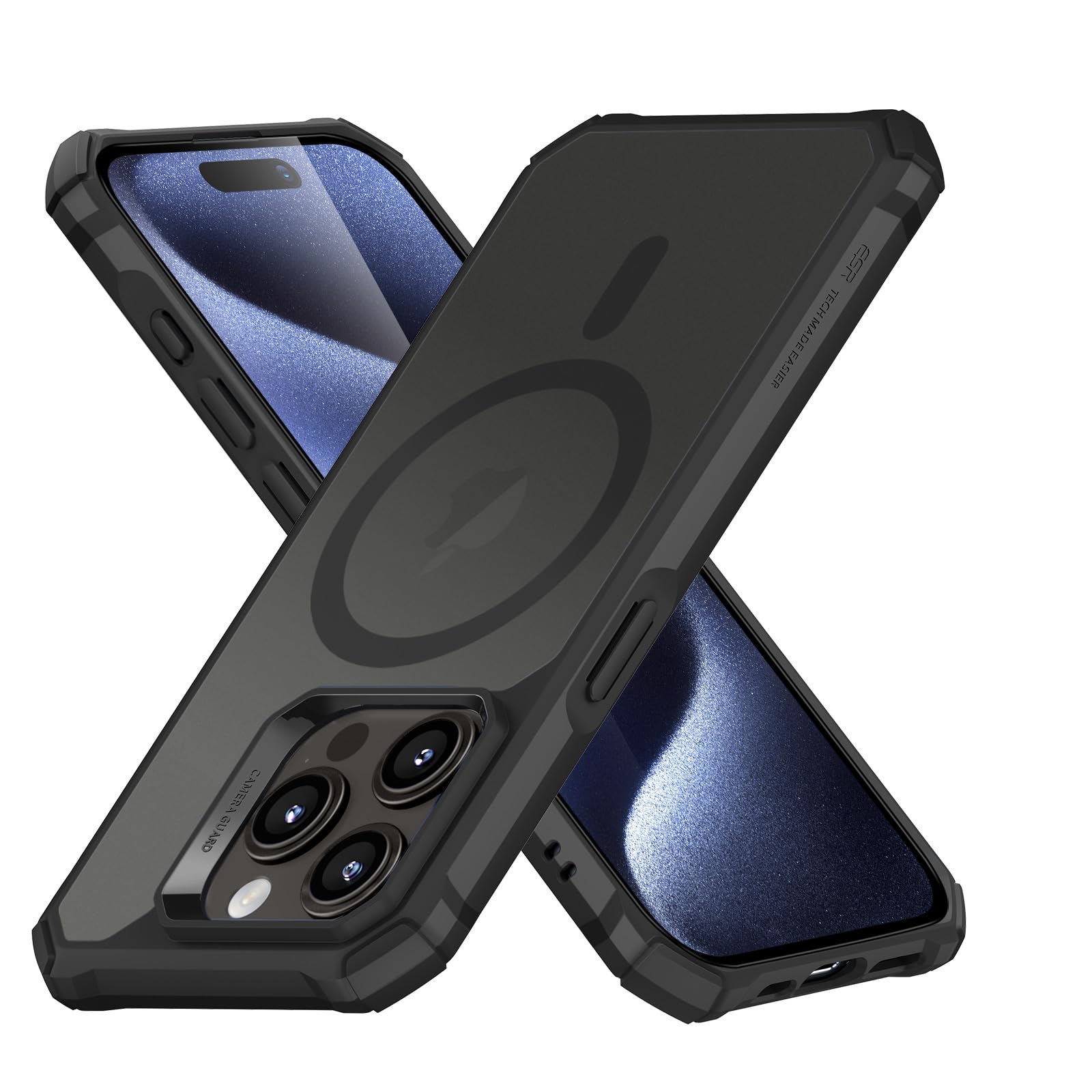 Capa De Telefone Esr Para Iphone 15 Pro Max Com Protetores De Tela