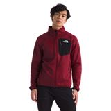 Jaqueta Masculina The North Face Crest Com Zíper Completo Vermelha Granada/tnf Bl