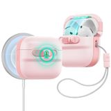 Capa Para Airpods 4 Esr Halolock Pulse Series, Rosa À Prova De Quedas