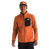 Jaqueta The North Face Crest Com Zíper Completo Para Homens Em Bronze De Ferro