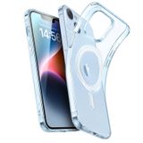 Capa De Telefone Esr De Silicone Transparente Para Iphone 14/13 Com Magsafe Blue