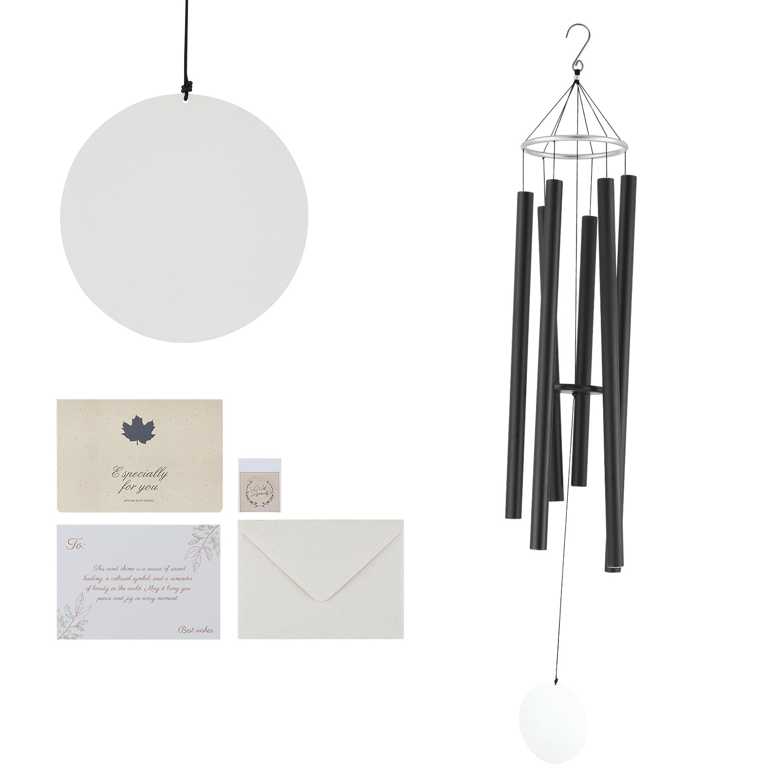 Wind Chimes Vevor 66 Deep Tone Para Jardim Ao Ar Livre, Pátio E Pátio