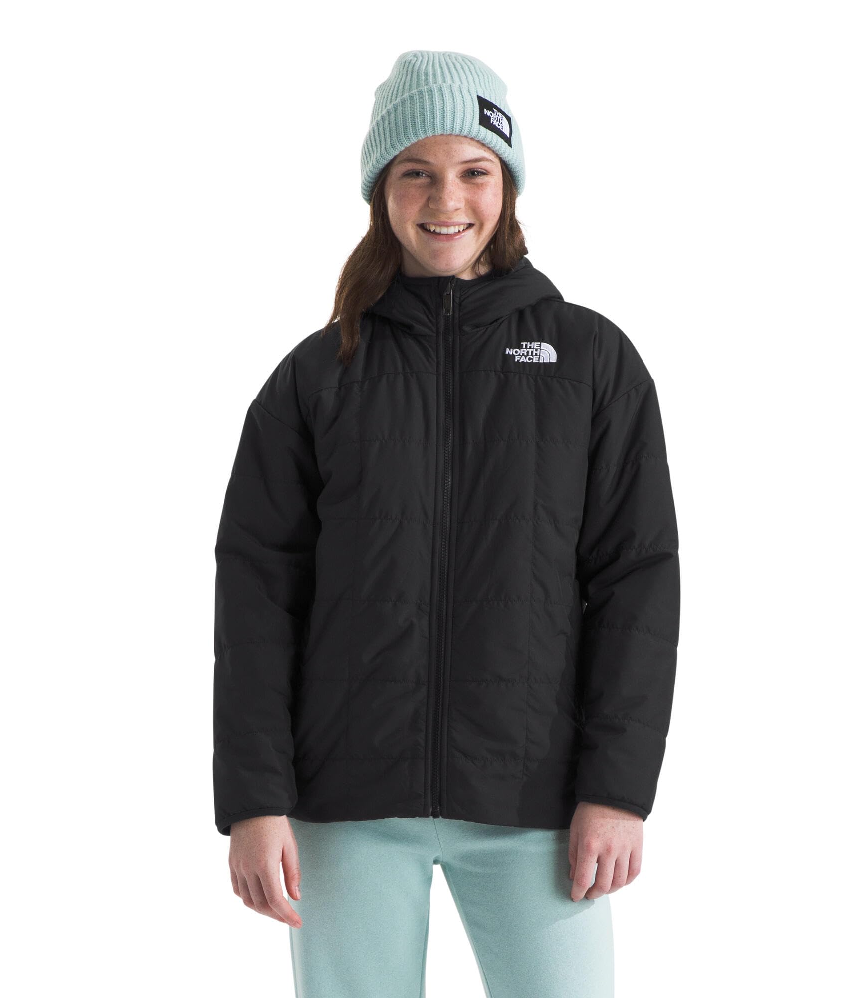 Jaqueta Parka The North Face Reversível Para Meninas Shasta Preta
