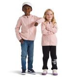 Moletom Com Capuz The North Face Kids&#39; Glacier Com Zíper Completo Rosa Musgo Tamanho 3