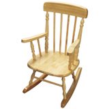 Cadeira De Balanço Gift Mark Children&#39;s Spindle Natural