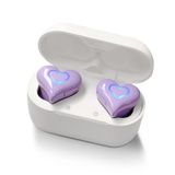 Fones De Ouvido Sem Fio Yoidesu Stylish Heart Shape Bluetooth 5.3