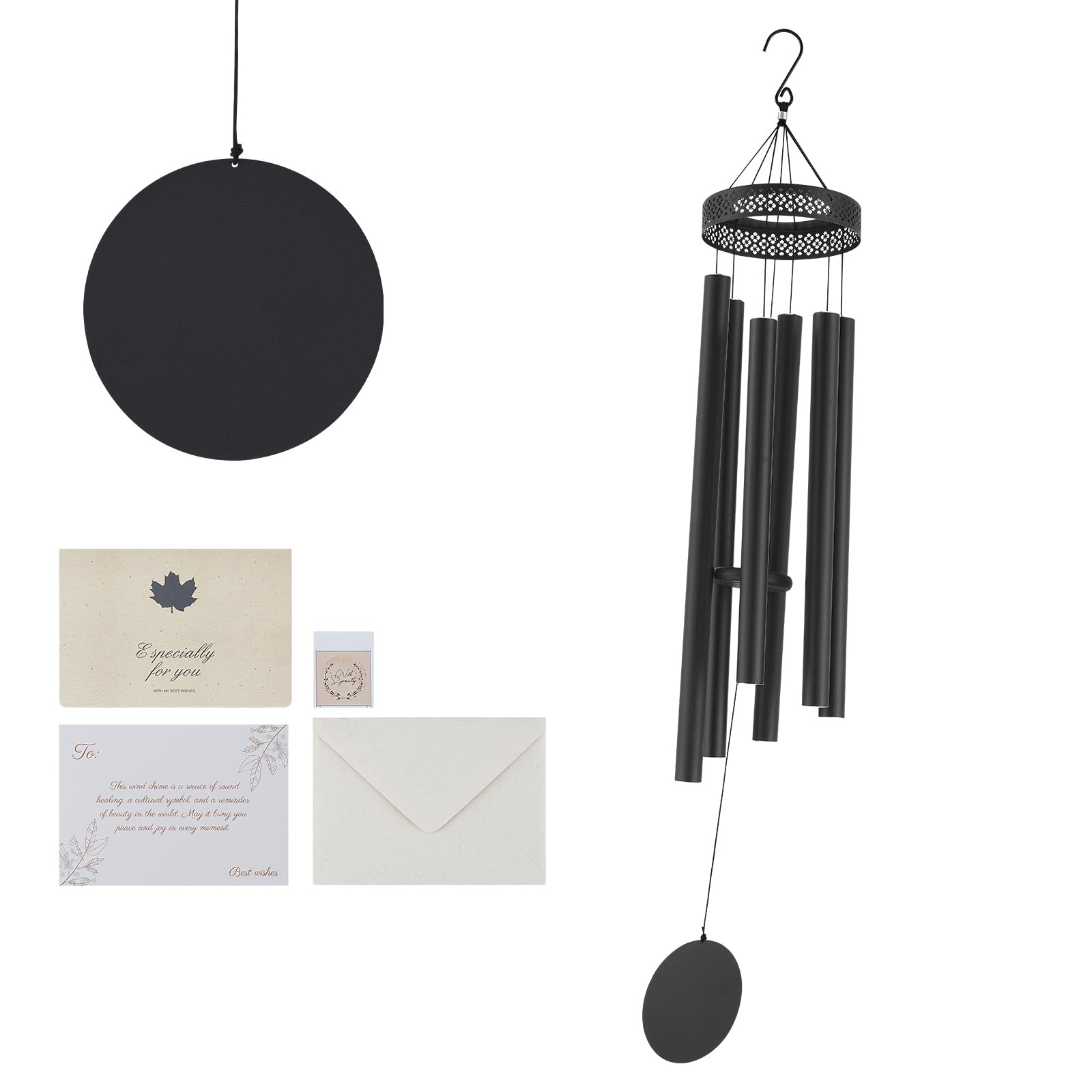 Wind Chimes Vevor 58 Deep Tone Para Presente Comemorativo Externo