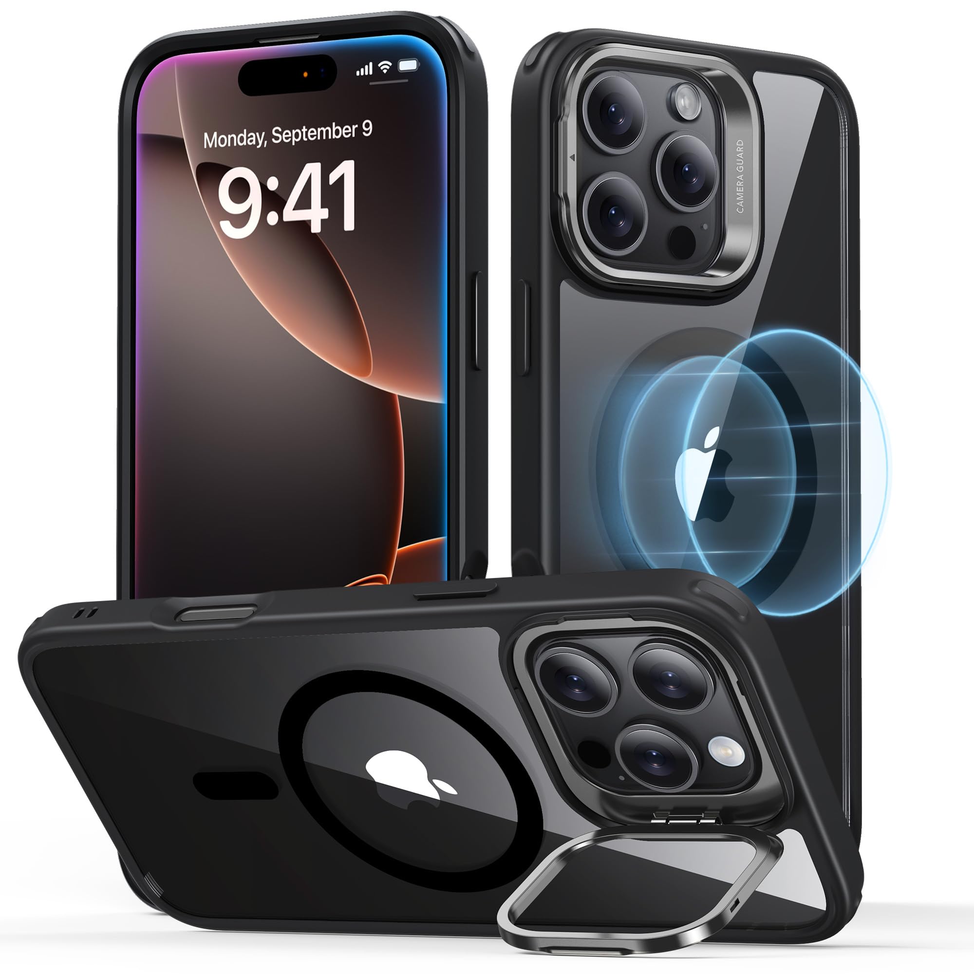 Capa De Telefone Esr Para Iphone 16 Pro Max Com Magsafe Clear Black