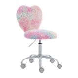 Cadeira De Mesa Chairus Kids Faux Faux Fur Study Para Adolescentes