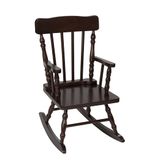Cadeira De Balanço Infantil Gift Mark Classic Wooden Black