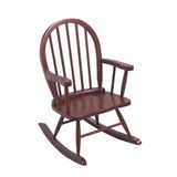 Presente De Cadeira De Balanço Mark Windsor Kid&#39;s Rocker De Madeira Marrom