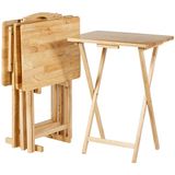 Mesa De Jantar Para Tv Amazon Basics Classic Portable Set 4