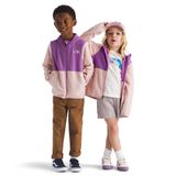 Moletom Com Capuz The North Face Kids&#39; Glacier Com Zíper Completo Rosa Musgo/uva