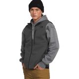 Colete Masculino À Prova De Vento The North Face Apex Bionic 3, Tnf Cinza Escuro, Urze, Npf, Grande
