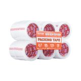 Fita De Embalagem Vevor 18 Rolos 1,88 Polegadas X 59,436 M 2,7 Mil