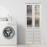 Porta Camarão Palheta Com Vidro 210 X 90cm Linha 25 Lado Direito Branco