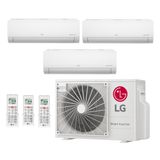 Ar Condicionado Multi Split Inverter Hi Wall Lg 21000 Btus (3x9000) Quente/frio Z3uw21gfb1.awgzbr1 - 220v