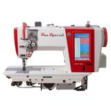 Máquina Costura Industrial Pespontadeira Eletrônica Barra Alternada Ss275ii-dm-qi 220v - Sun Special