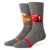 Meia Stance Pixar Kachow Crew Dark Grey