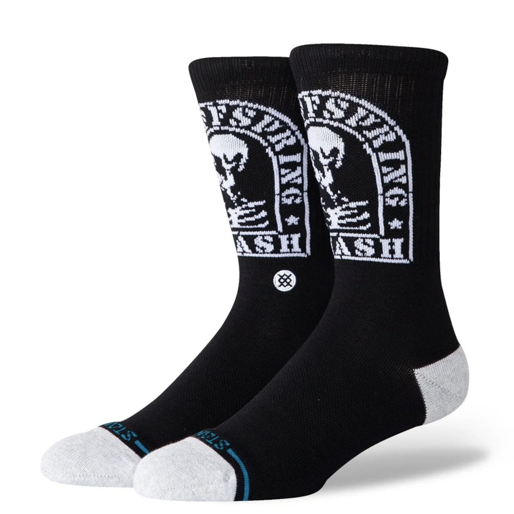 Meia Stance The Offspring Smashed Crew Black