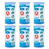 Kit 06 Cartuchos Refil Tipo A Filtro Intex Bomba 2006 3785