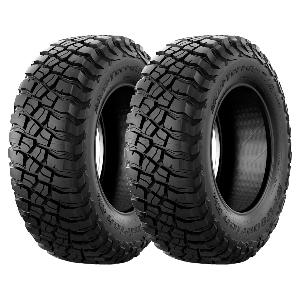 Kit 2 Pneus Bfgoodrich 37x12.50 R17 116q Mud Terrain T/a Km3