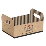 Kit Caixote De É De Coração P 16x10,5x4,5cm - 10 Un