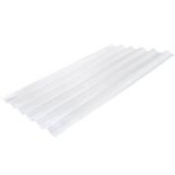 Telha Onda Alta Cristal Policarbonato 1,10 X 2,44 Metros - Ca2a0800l - Ajover Ajover
