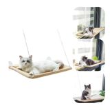 Cama Caminha De Janela Para Gatos Com Ventosas Suspensa Rede