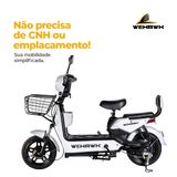 Bicicleta Eletrica 500w Basket Mini Scooter Wehawk 48v 12ah