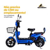 Bicicleta Eletrica 500w Basket Mini Scooter Wehawk 48v 12ah