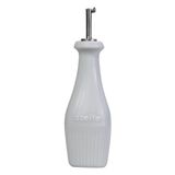 Azeiteiro Em Porcelana Assar E Servir 7x25cm Germer Branco