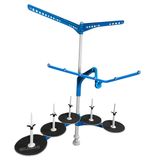 Porta Fio 5 Cones Máquina Costura Interloque Galoneira Azul