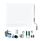 Toldo Cortina Branco - 1,50m X 2,50m - Kit Completo