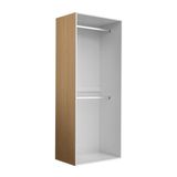 Guarda-roupa Modulado New Tuyo 2 Cabideiros Branco 90 Cm