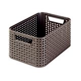 Cesto Organizador 6 Litros Style Curver Marrom Keter