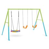 Balanço De Jardim Infantil Três Posições Disco E Assentos Intex