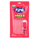Balas Fini Tubes Azedinhos Sabor Morango E Nata 80g