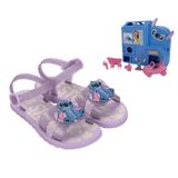 Sandalia Grendene Kids Stitch Pet Shop Lilas/lilas Glitter 031