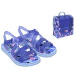 Sandalia Grendene Kids Disney Sweet Bag Azul/rosa 025
