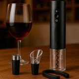 Abridor De Vinho Luxo Para Abrir Garrafas Com Estilo