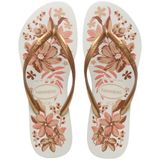 Havaianas Slim Organic Branco/dourado