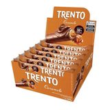 Chocolate Trento Wafer Caramelo 29g - Embalagem Com 16 Unidades