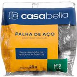 Palha De Aço Pratik Fina Número 0 Uso Profissional 25g Embalagem Com 20 Unidades