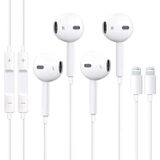 Earbuds Eashion Para Iphone: Fones De Ouvido Com Fio E Lightning