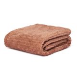 Cobertor Infantil Aveludado Manta Soft Flannel Marron Mocha