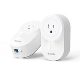 Kit De Adaptador Ethernet Powerline Tenda Av1000 Ph6 Gigabit